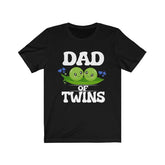 Dad Of Twins Shirt, Dad Of Twins Gift, Dad Of Twins Announcement Shirt, Father Of Twins Peas Gift T-Shirt Image 1