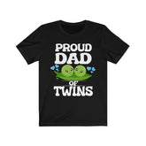 Proud Dad Of Twins Shirt, Dad Of Twins Shirt, Dad Of Twins Announcement Shirt, Father Of Twins Gift T-Shirt Image 1