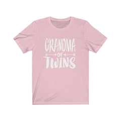 Grandma of twins grandmother announcement gift tee