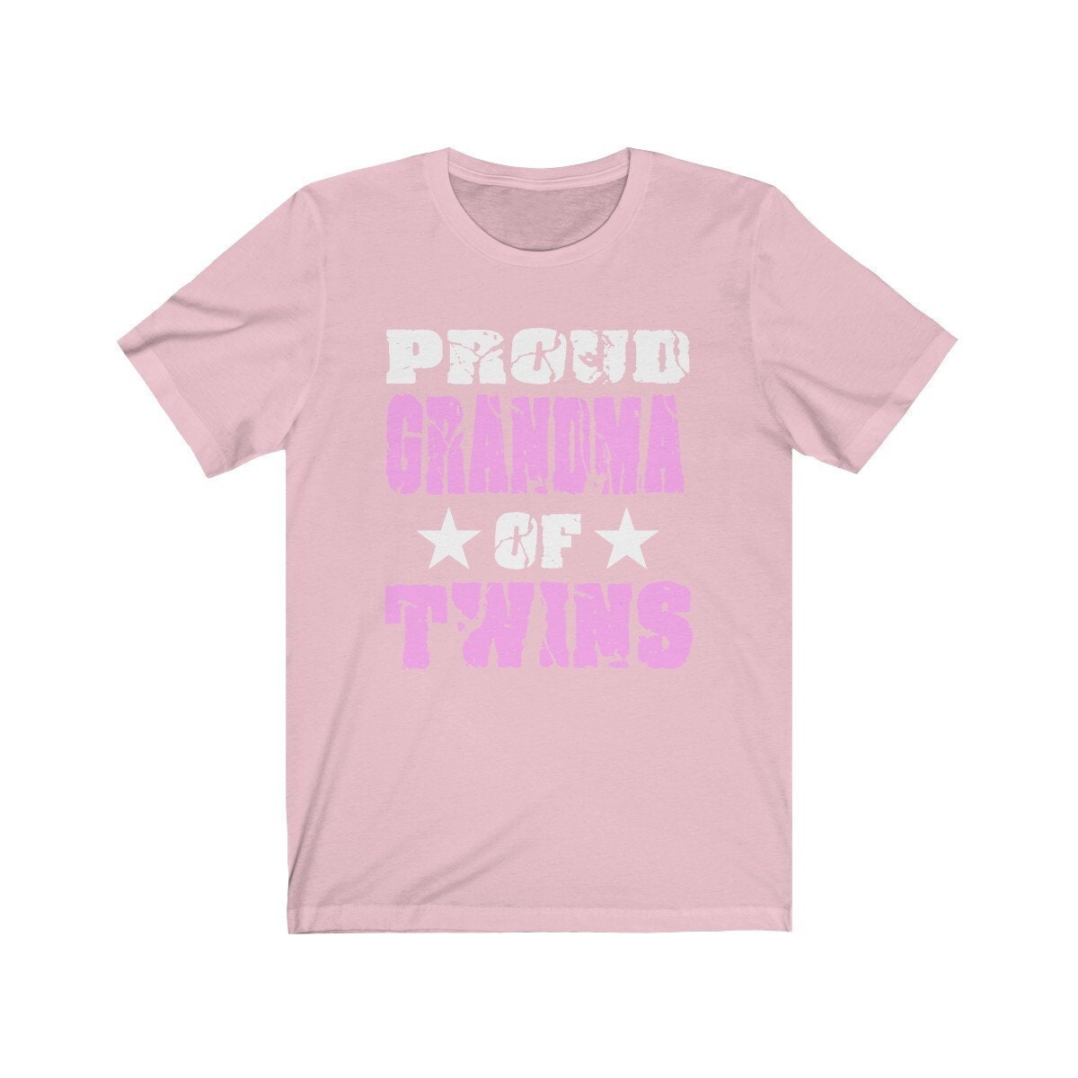 Proud Grandma Of Twins T-Shirt - proud grandma of twins print design