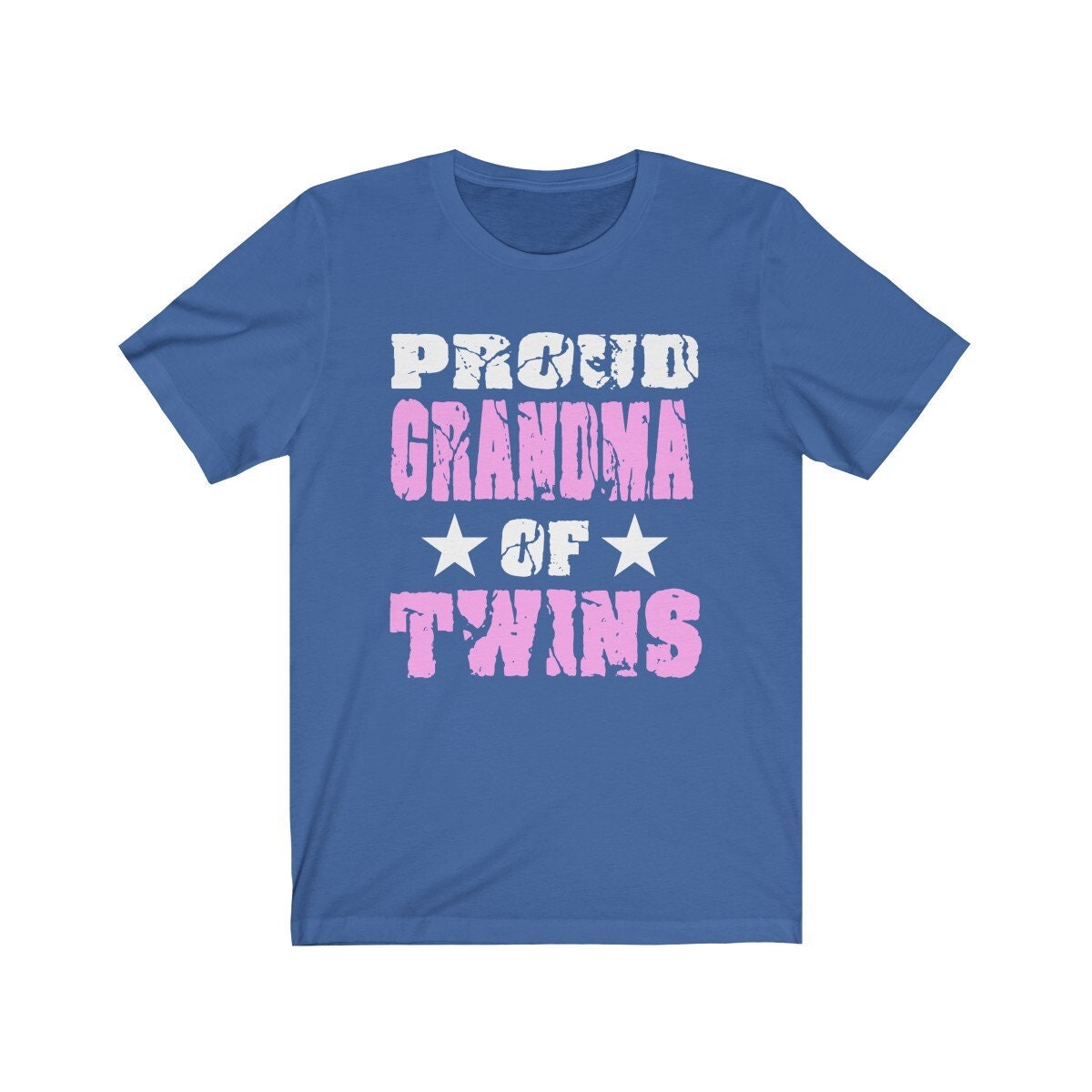 Proud Grandma Of Twins T-Shirt - proud grandma of twins print design