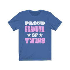 Proud Grandma Of Twins T-Shirt - proud grandma of twins print design