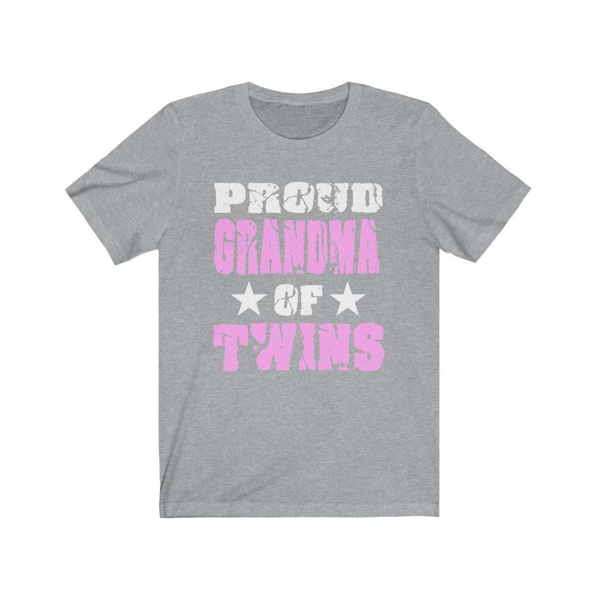 Proud Grandma Of Twins T-Shirt - proud grandma of twins print design