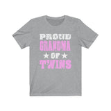 Proud Grandma Of Twins Shirt, Grandma Of Twins Gift, Grandma Of Twins Announcement, Twins Grandmother Gift T-Shirt Image 2