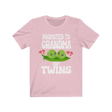 Promoted To Grandma Of Twins Shirt, Grandma Of Twins Shirt, Twins Grandmother Announcement Gift T-Shirt Image 4