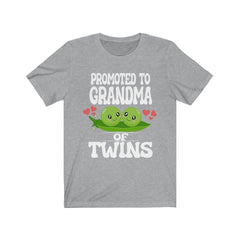 Promoted To Grandma Of Twins Shirt - grandma of twins print design