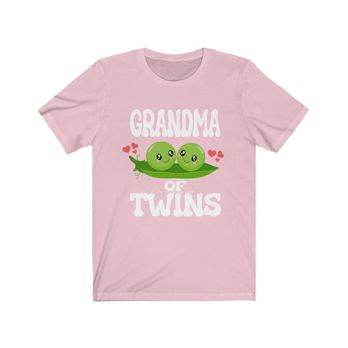 Grandma of twins grandmother announcement gift tee