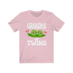 Grandma of twins grandmother announcement gift tee