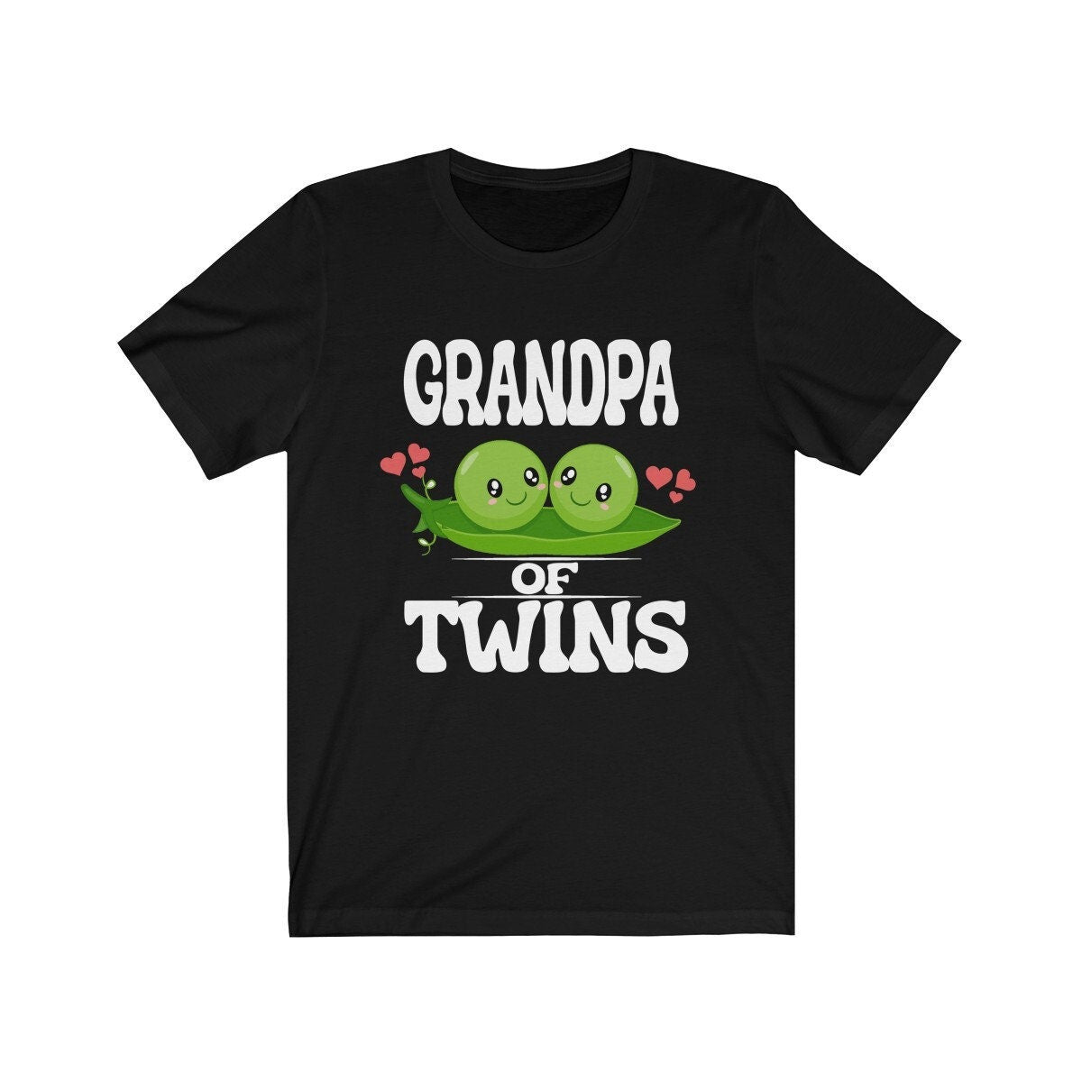 Grandpa Of Twins Shirt, Grandpa Of Twins Gift, Grandpa Of Twins Announcement, Twins Grandfather Gift T-Shirt Image 1