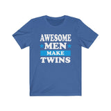 Awesome Men Make Twins Dad Of Twins Shirt, Dad Of Twins Gift, Twins Announcement Father Gift T-Shirt Image 3