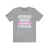 Awesome Moms Make Twins Shirt, Mom Of Twins Gift, Mom Of Twins Announcement Mother Gift T-Shirt Image 2