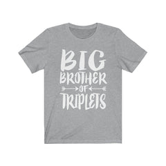 Big Brother Of Triplets T-Shirt - big brother of triplets print design