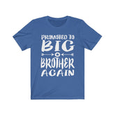 Promoted To Big Brother Again Shirt, Big Brother Shirt, Big Brother Announcement Gift T-Shirt Image 1