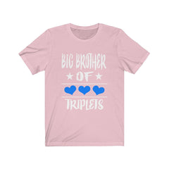 Big brother of triplets sibling announcement gift tee for boy