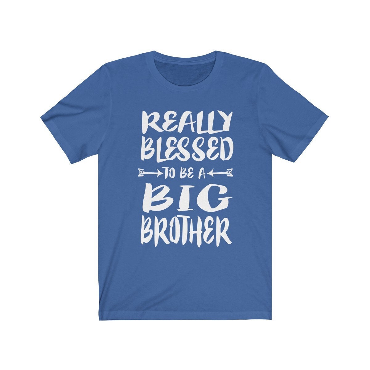 Really Blessed To Be A Big Brother Shirt - blessed big brother design