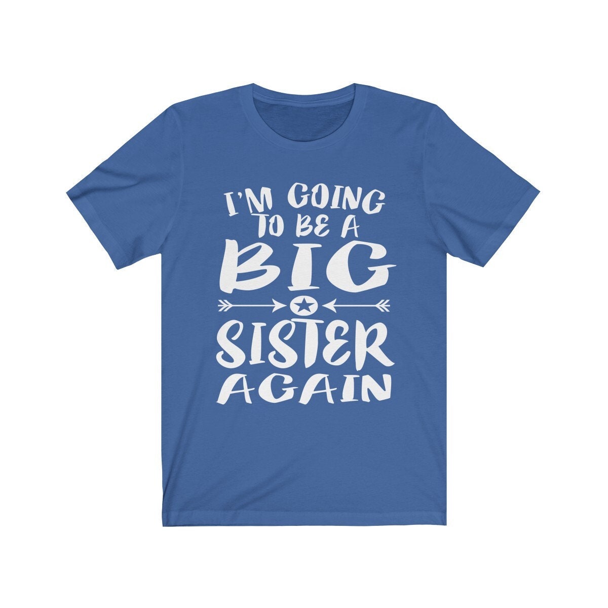 I am going to be a big sister again second-time sibling tee for girl
