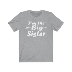 I am the big sister sibling announcement gift tee for girl