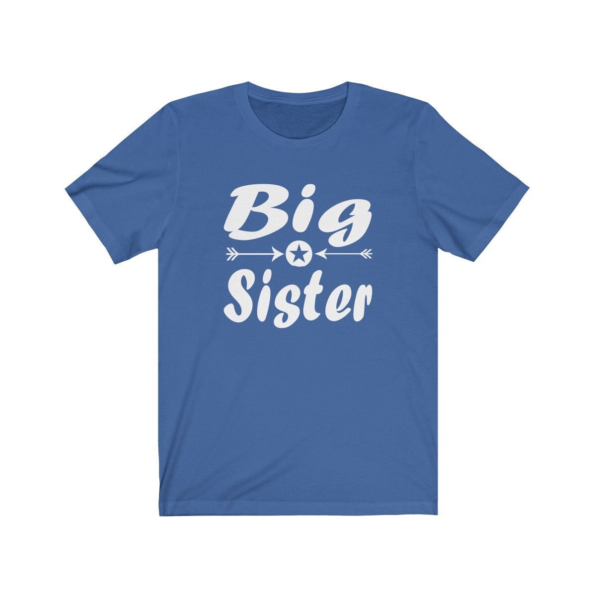 Big sister classic sibling announcement gift tee for girl