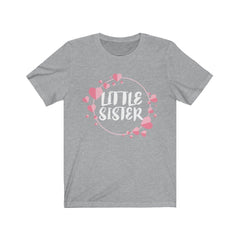 Little Sister Hearts Shirt - little sister hearts print design