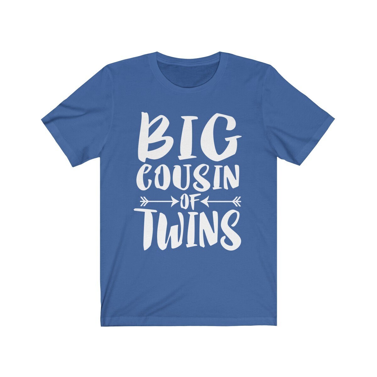 Big cousin of twins family announcement gift tee for cousin