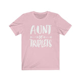 Proud Aunt Of Triplets Shirt, Aunt Of Triplets Gift T-Shirt Image 2