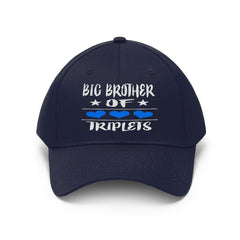 Big Brother Of Triplets Hat - big brother of triplets print design