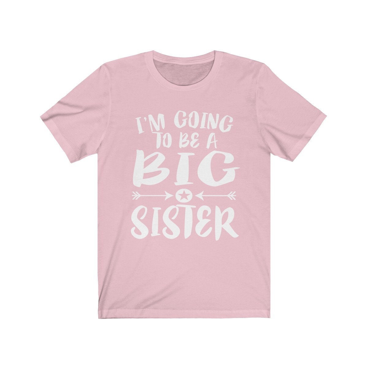 I am going to be a big sister sibling announcement tee for girl