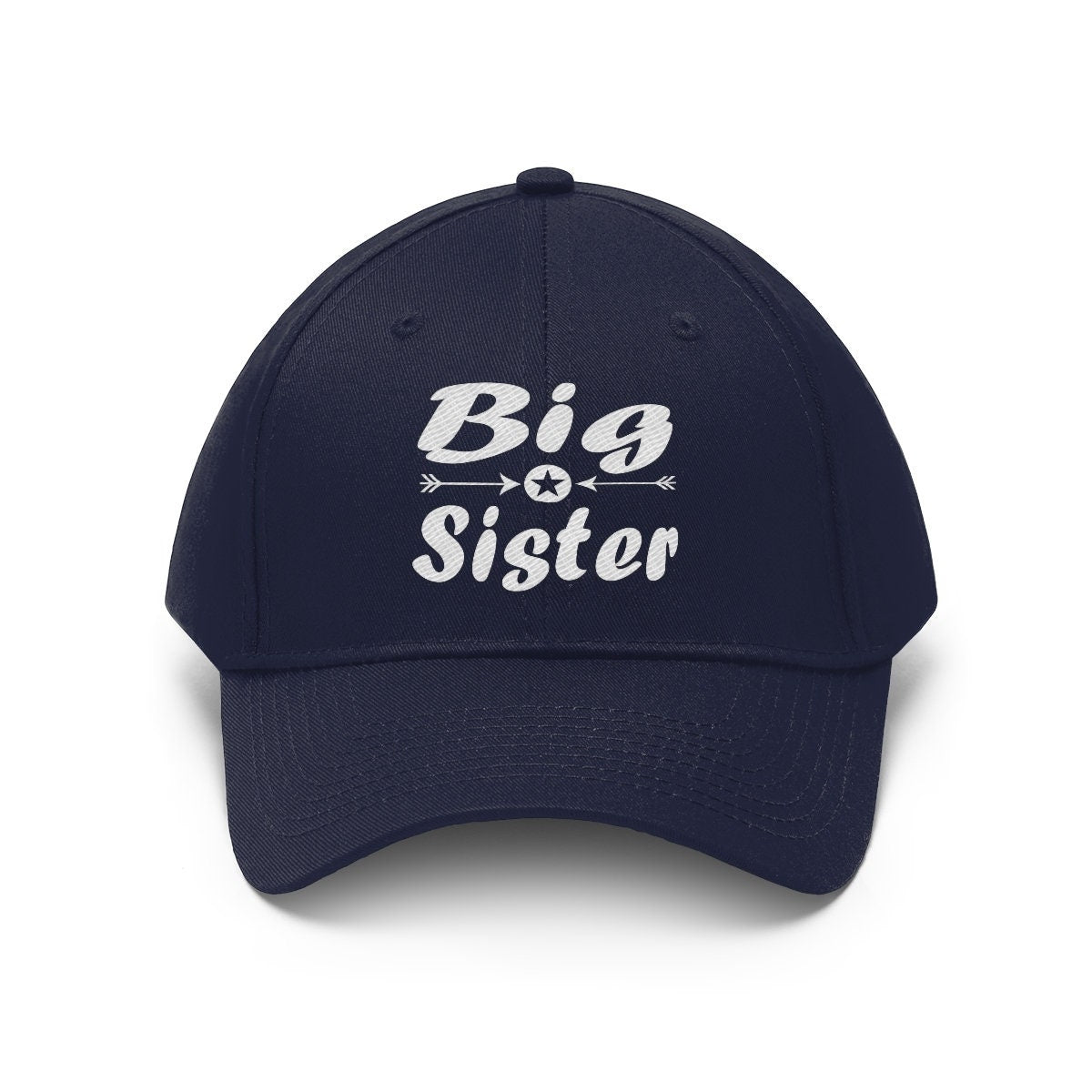 Big Sister Announcement Gift Unisex Twill Hat Image 1