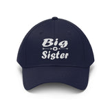Big Sister Announcement Gift Unisex Twill Hat Image 1