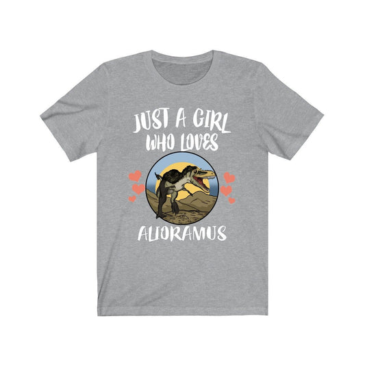 Just A Girl Who Loves Alioramus Shirt - Alioramus print design