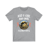 Just A Girl Who Loves Alioramus Dinosaur, Alioramus Dinosaur, Alioramus Lover Gift, Animal Adult Toddler Infant Kids Gift T-Shirt Image 1