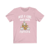 Just A Girl Who Loves Alpacas Shirt, Alpaca Lover Shirt, Alpaca Gift For Girls, Animal Adult Toddler Infant Kids Gift T-Shirt Image 2