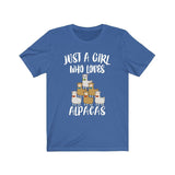 Just A Girl Who Loves Alpacas Shirt, Alpaca Lover Shirt, Alpaca Gift For Girls, Animal Adult Toddler Infant Kids Gift T-Shirt Image 4