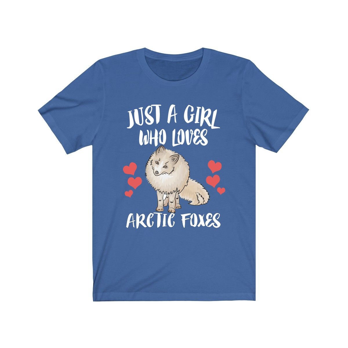 Just A Girl Who Loves Arctic Foxes Shirt - Arctic Fox print design
