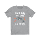 Just A Girl Who Loves Baiji Dolphins Shirt, Dolphin Lover Shirt, Baiji Dolphin shirt, Animals Adult Toddler Infant Kids Gift T-Shirt Image 2