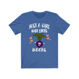 Just A Girl Who Loves Beets Vegan vegetable Adult Toddler Infant Kids Gift T-Shirt Image 3
