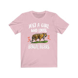Just A Girl Who Loves Bengal Tigers Shirt, Bengal Tiger Gift, Tiger Lover Shirt, Animals Adult Toddler Infant Kids Gift T-Shirt Image 2