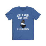 Just A Girl Who Loves Black Phoebe, Black Phoebe Gift, Birds Birding Animals Adult Toddler Infant Kids Gift T-Shirt Image 3