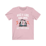 Just A Girl Who Loves Blue Footed Boobies Birds Birding Animals Adult Toddler Infant Kids Gift T-Shirt Image 2