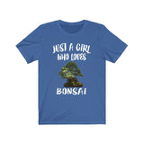 Just A Girl Who Loves Bonsai Tree Shirt, Bonsai Hobby Shirt, Bonsai Gift, Adult Toddler Infant Kids Gift T-Shirt Image 3