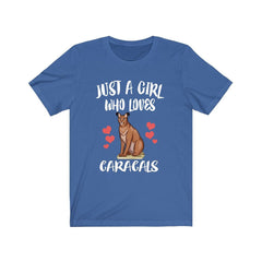 Just A Girl Who Loves Caracals Shirt - caracal print design