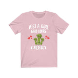 Just A Girl Who Loves Celery Shirt, Celery Vegetable Shirt, Vegan Adult Toddler Infant Kids Gift T-Shirt Image 2