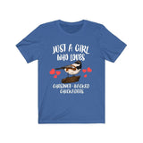 Just A Girl Who Loves Chestnut-backed Chickadees Birds Birding Animal Adult Toddler Infant Kids Gift T-Shirt Image 4