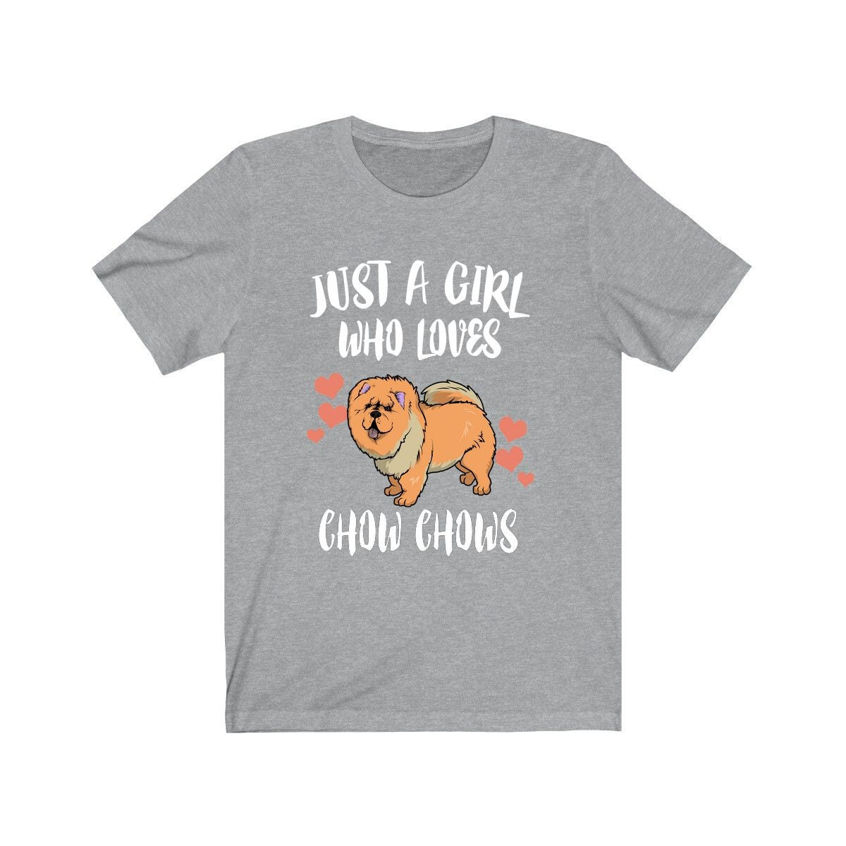 Just a girl who loves chow chows ancient Chinese lion-maned dog tee