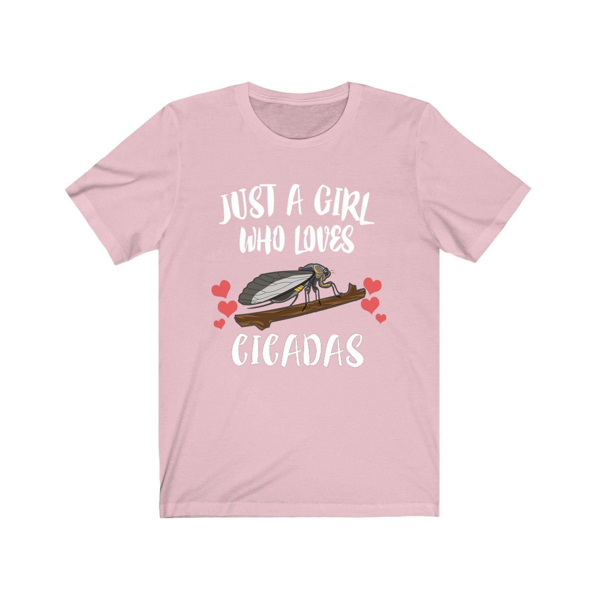 Just a girl who loves cicadas periodical brood summer insect tee