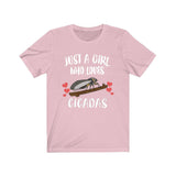 Just A Girl Who Loves Cicadas Bugs Animal Toddler Infant Kids Gift T-Shirt Image 2