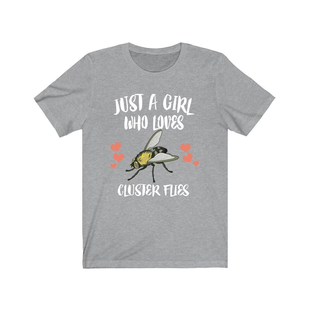 Just A Girl Who Loves Cluster Flies Shirt, Fly Lover Gift, Animal Toddler Infant Kids Gift T-Shirt Image 1