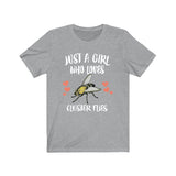 Just A Girl Who Loves Cluster Flies Shirt, Fly Lover Gift, Animal Toddler Infant Kids Gift T-Shirt Image 1