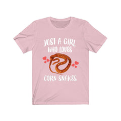 Just A Girl Who Loves Corn Snakes Shirt - corn snake print design
