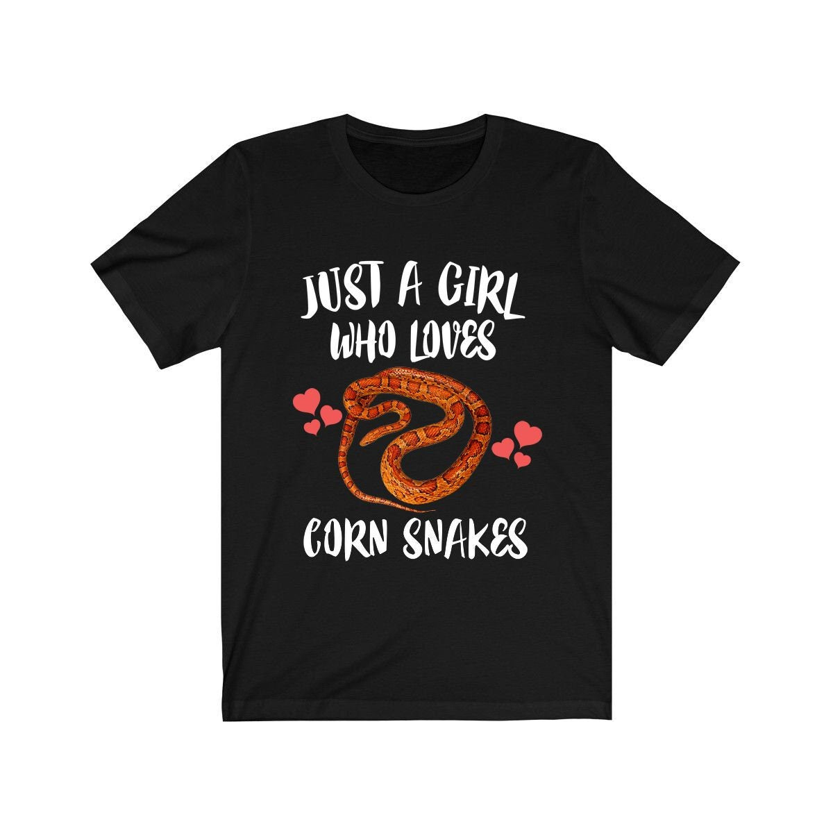 Just A Girl Who Loves Corn Snakes Shirt, Snake Owner Shirt, Snake Gift, Corn Snake Shirt, Animal Toddler Infant Kids Gift T-Shirt Image 1